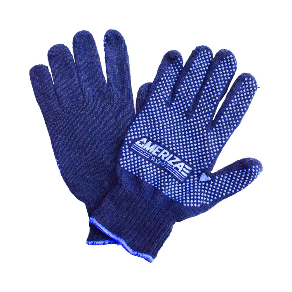 SA-AMERIZA SINGLE SIDE PVC COTTON  GLOVES, SAFETY